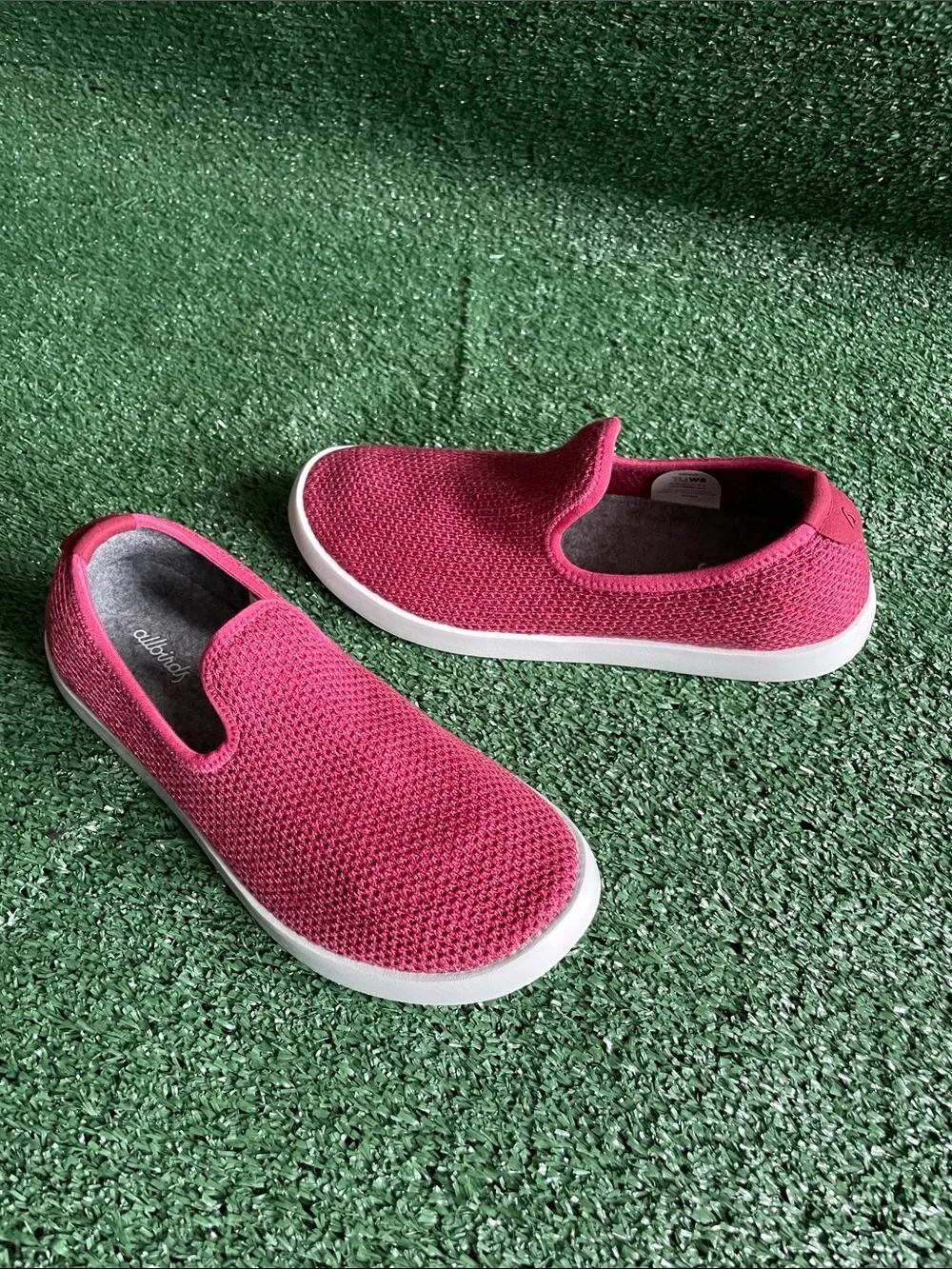 allbirds Tree Lounger Slip-On Sneakers Raspberry Pink Women’s size 8